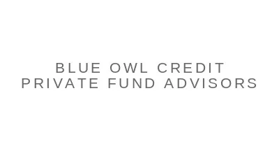 Blue Owl Credit Private Fund Advisors LLC logo